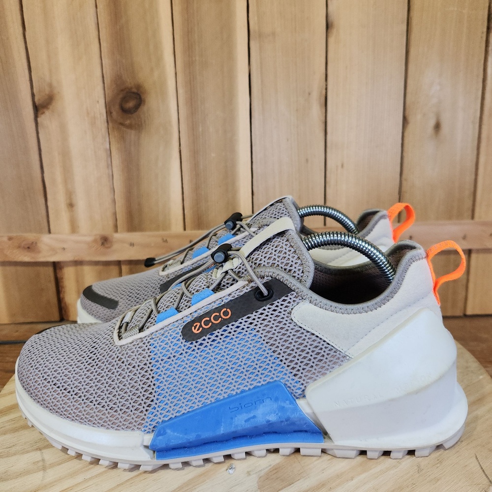 ECCO Biom 2.0 Breathru Shoes Mens 8.5 42 Gray Mesh Running Athletic Sneakers
